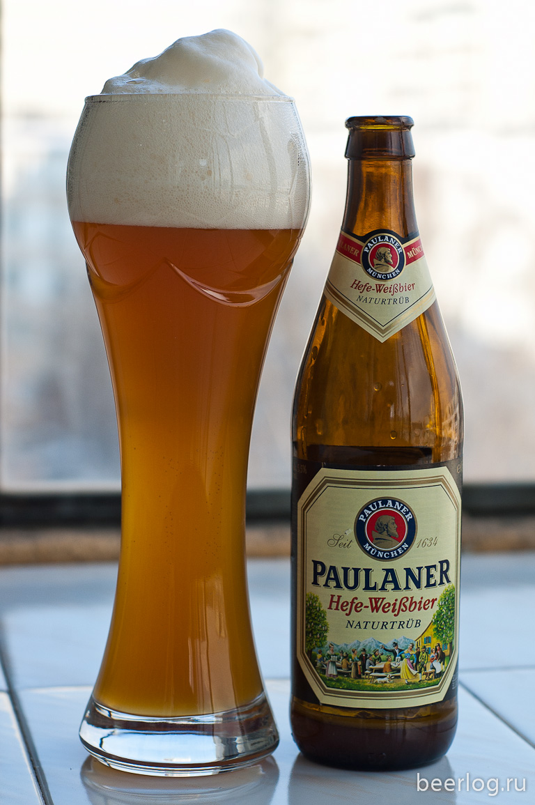 Paulaner Hefe-Weissbier | Блог о пиве и домашнем пивоварении